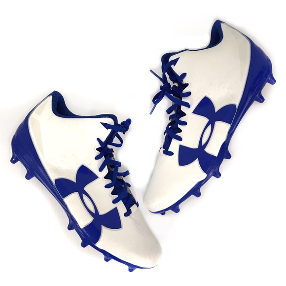 Under Armour Other - Under Armour Fierce Phantom Blue Football Cleats